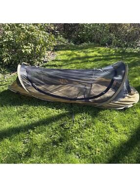 Catoma IBNS Buzz Off Treated Bed Net System – Coyote Brown – US Military – EUC